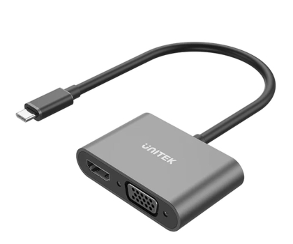 Przejściówka Unitek Adapter USB-C - HDMI, VGA